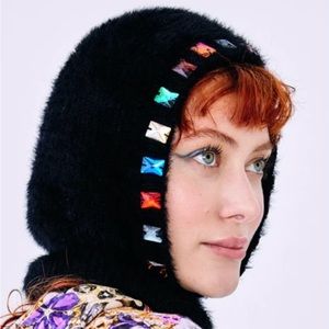 Terez X Jocelyn Bejeweled Balaclava 55% Acrylic 45% Nylon